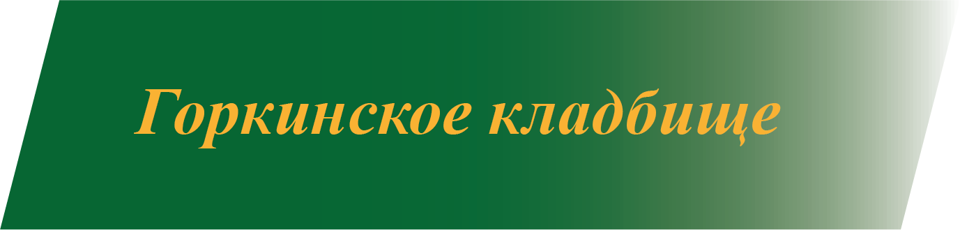 Горкинское кладбище Москва